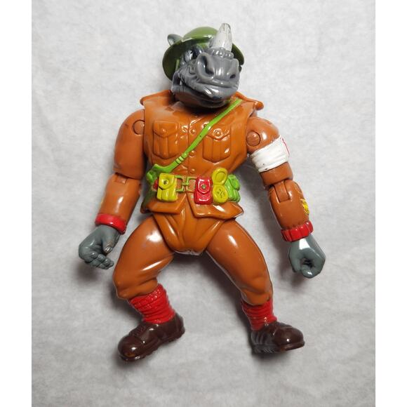 TNMT 4" Vintage Slash 1990 5" Doughboy Rocksteady 1992 Action Figures Pre-owned - Picture 6 of 11